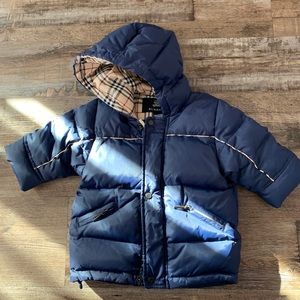 Burberry Hood Monogram Puffer Coat